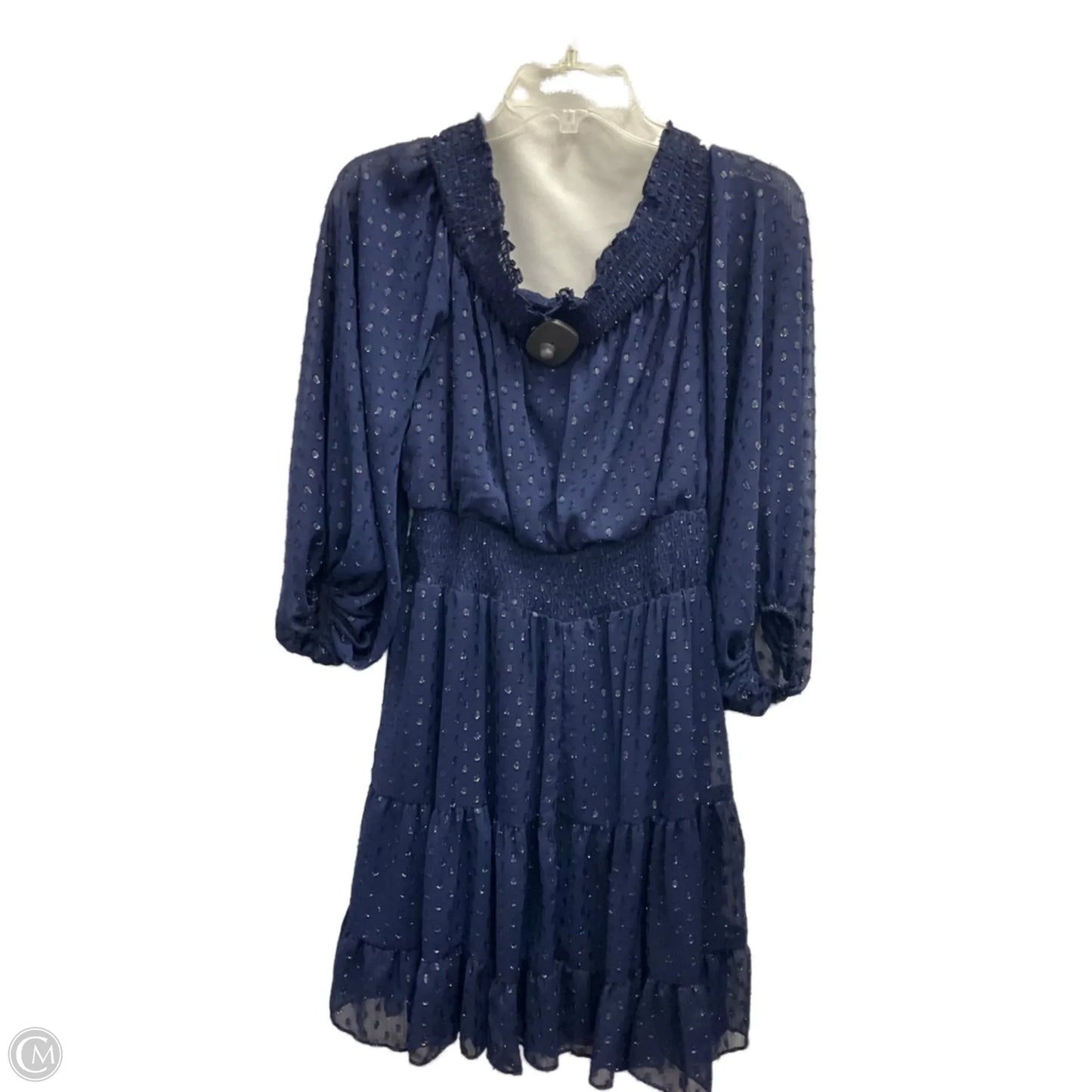 Dress Party Short By Clothes Mentor In Blue, Size: Xl