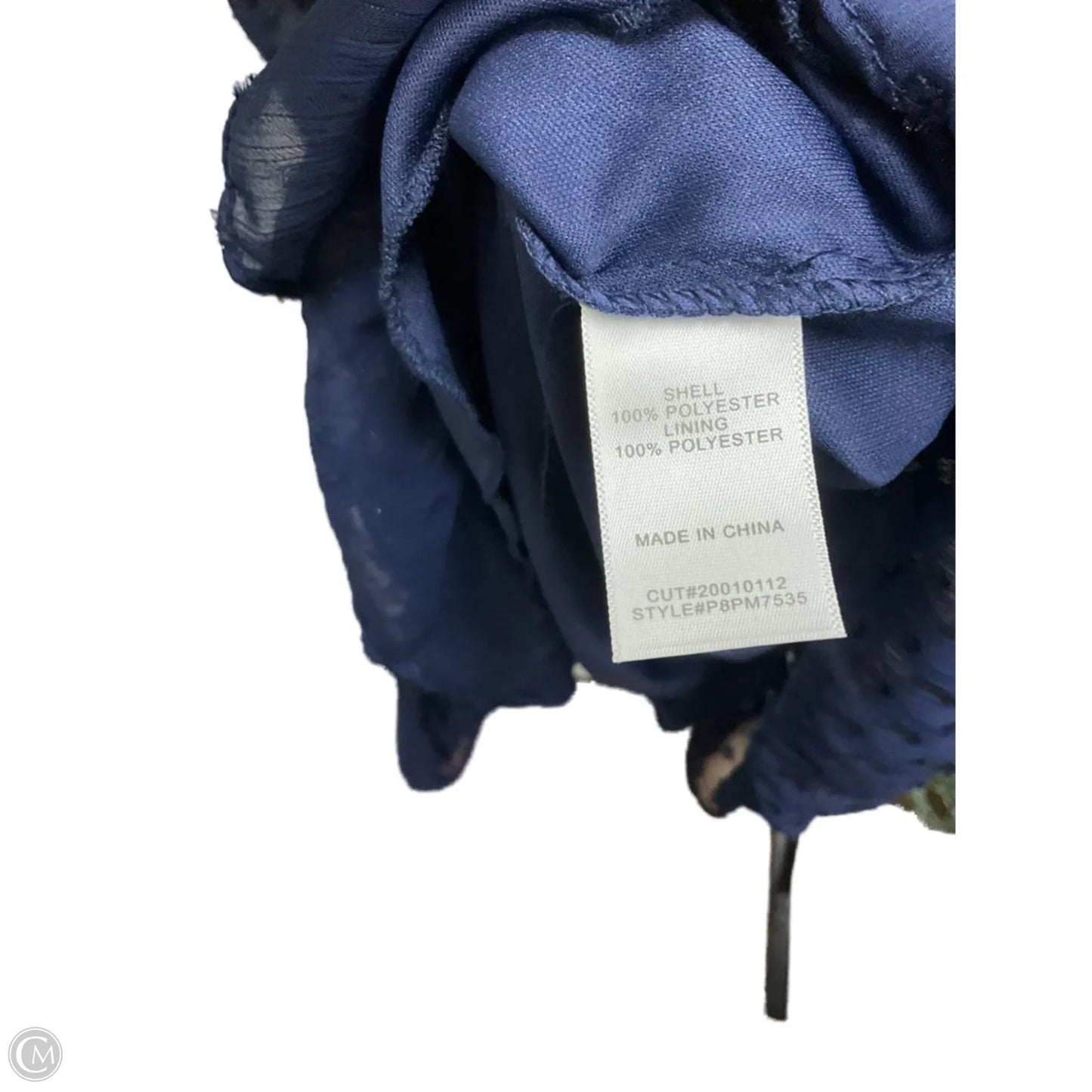 Dress Party Short By Clothes Mentor In Blue, Size: Xl