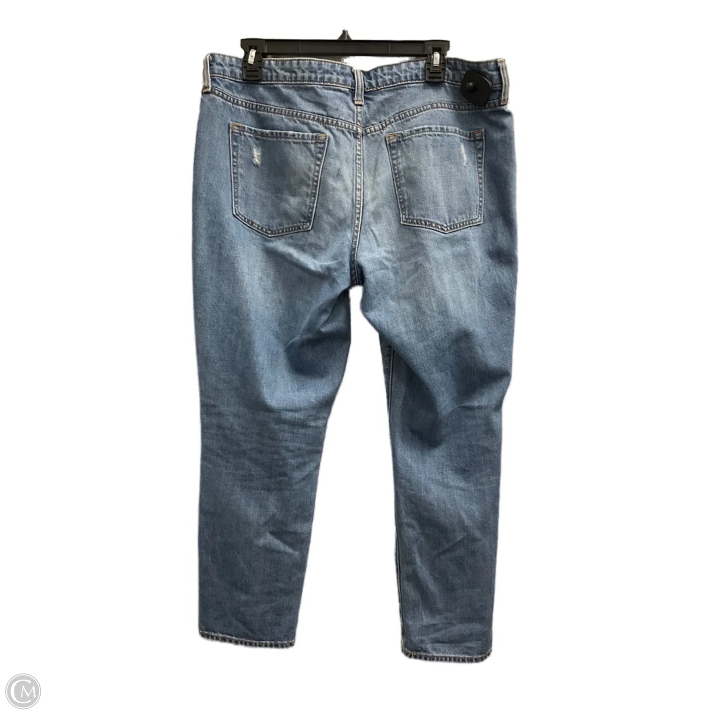 Jeans Boyfriend By Gap In Blue Denim, Size: 12