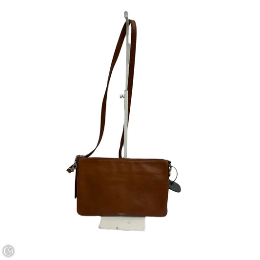 Crossbody Leather By Fossil, Size: Small