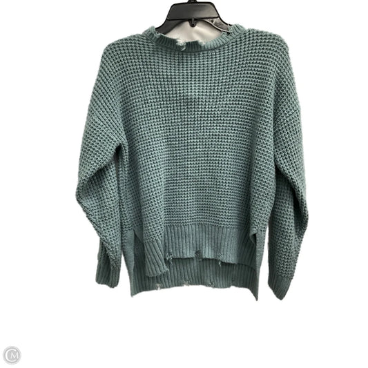 Sweater By Zenana In Blue, Size: S