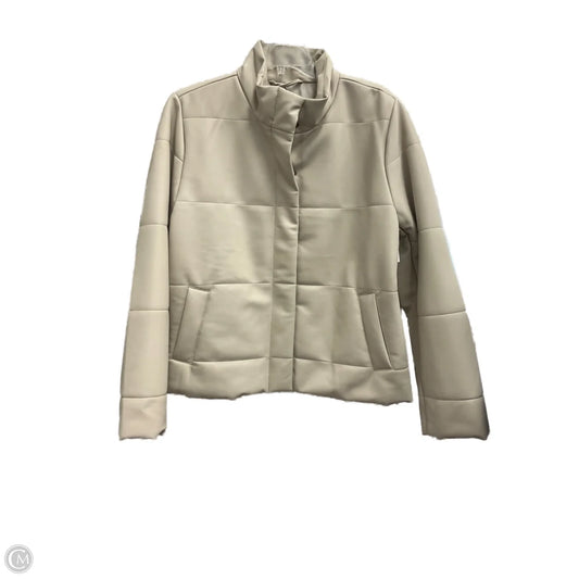 Jacket Puffer & Quilted By J. Jill In Beige, Size: M