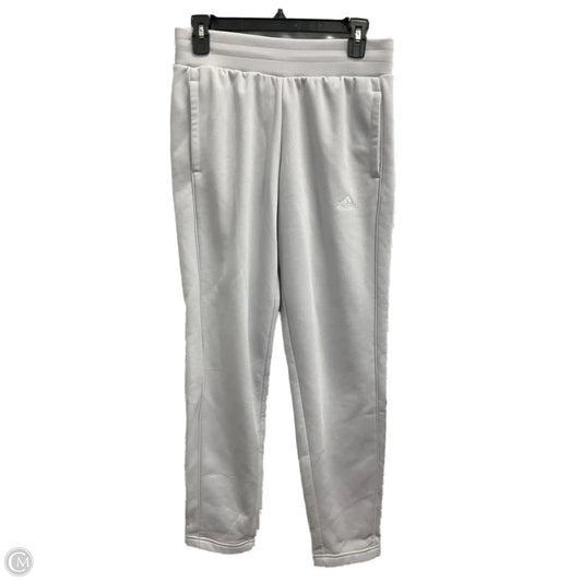 Athletic Pants By Adidas In Grey, Size: S