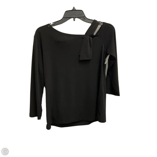 Top 3/4 Sleeve By Clothes Mentor In Black, Size: S
