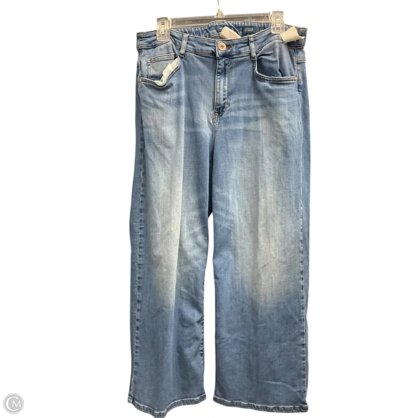 Jeans Cropped By J. Jill In Blue Denim, Size: 16