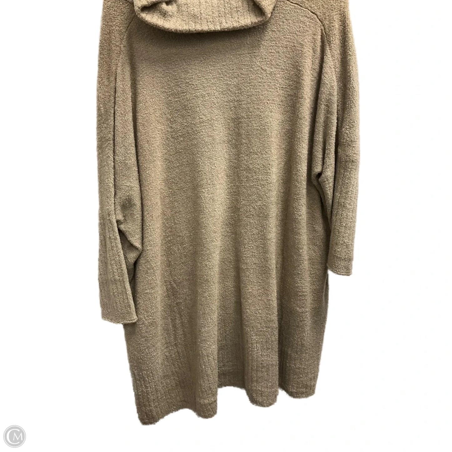 Top 3/4 Sleeve By Barefoot Dreams In Taupe, Size: S