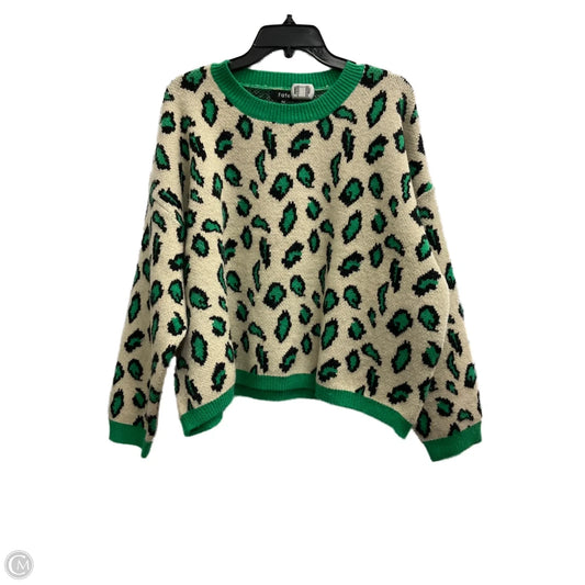 Sweater By Fate In Green, Size: M