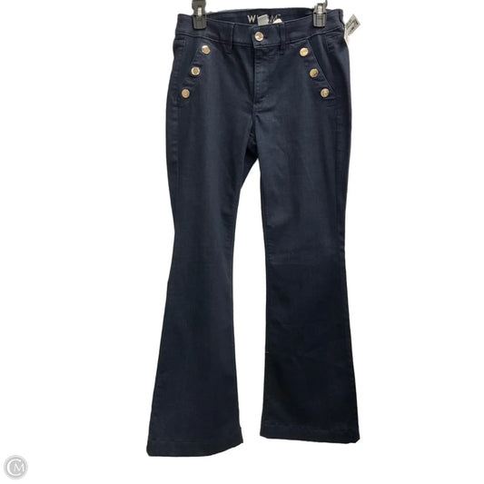 Jeans Boot Cut By White House Black Market In Blue Denim, Size: 6