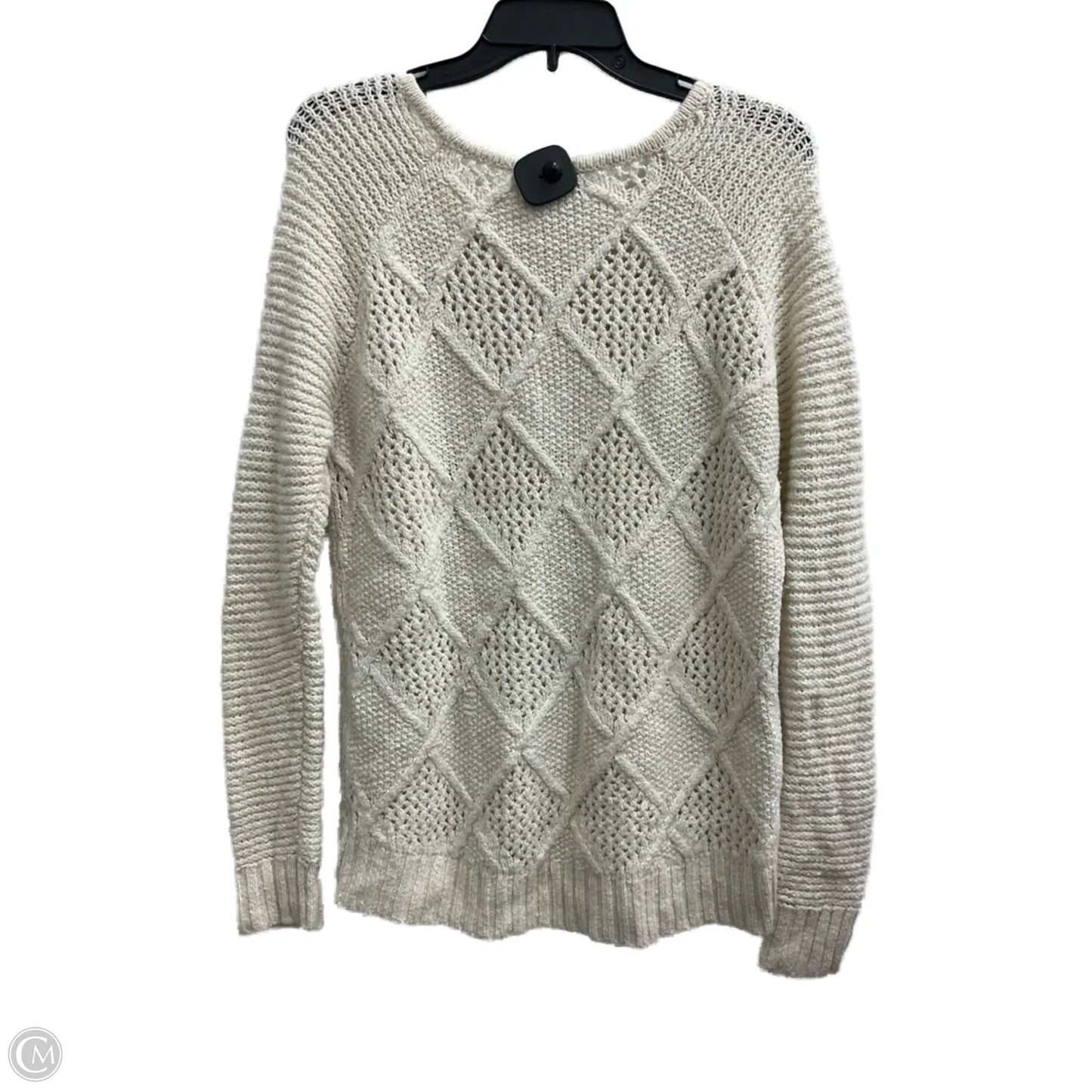 Sweater By American Eagle In Cream, Size: M