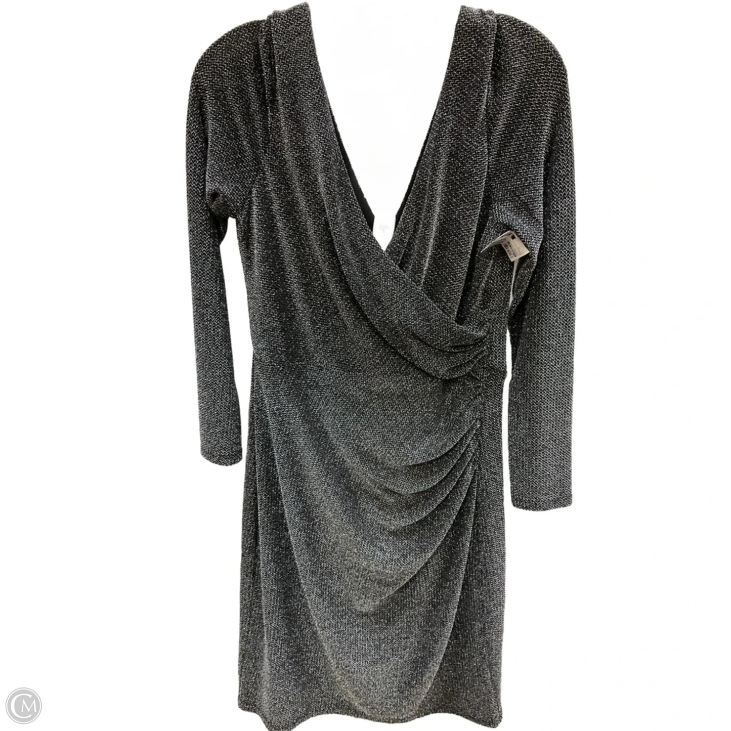 Dress Party Midi By Lauren By Ralph Lauren In Black, Size: L