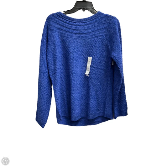 Sweater By Croft And Barrow In Blue, Size: L