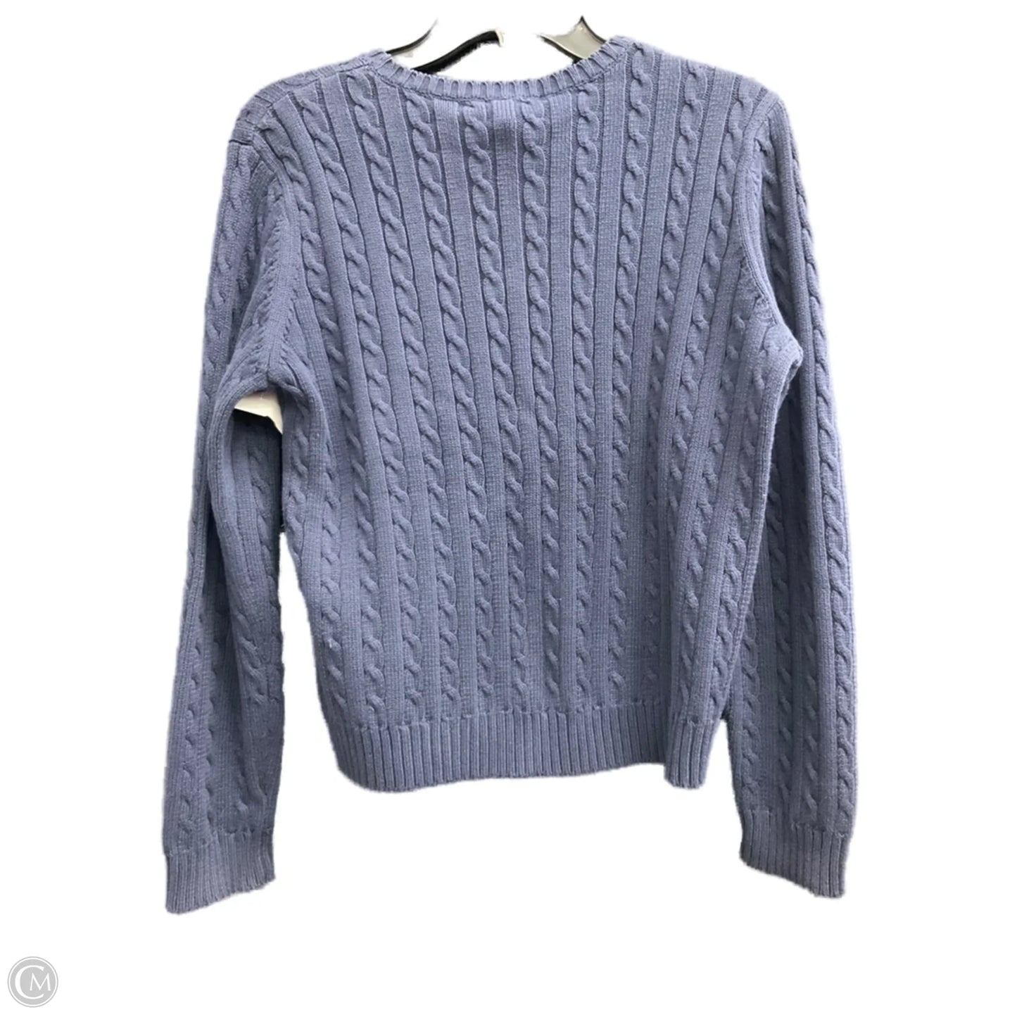 Sweater By Lauren By Ralph Lauren In Blue, Size: M