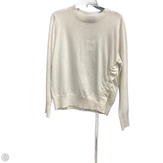 Top Long Sleeve By Lili Sidonio In Cream, Size: M