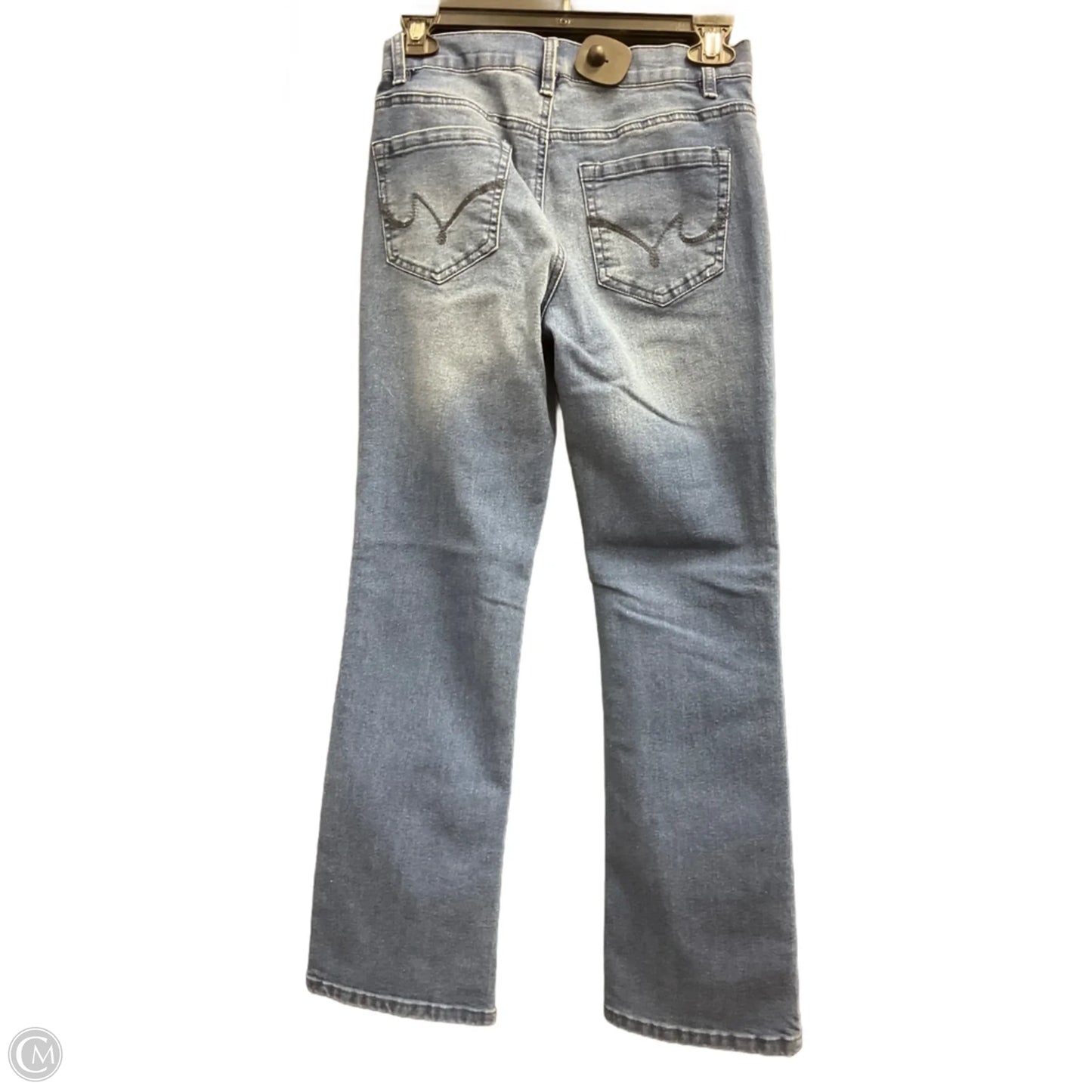 Jeans Boot Cut By Diane Gilman In Blue Denim, Size: 2p