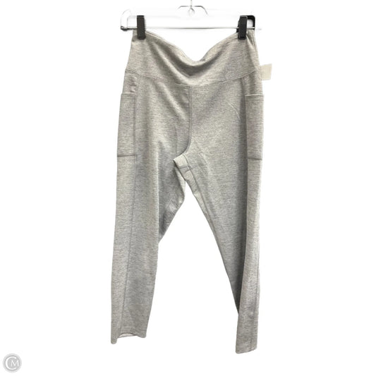Athletic Leggings Capris By Bally In Grey, Size: L