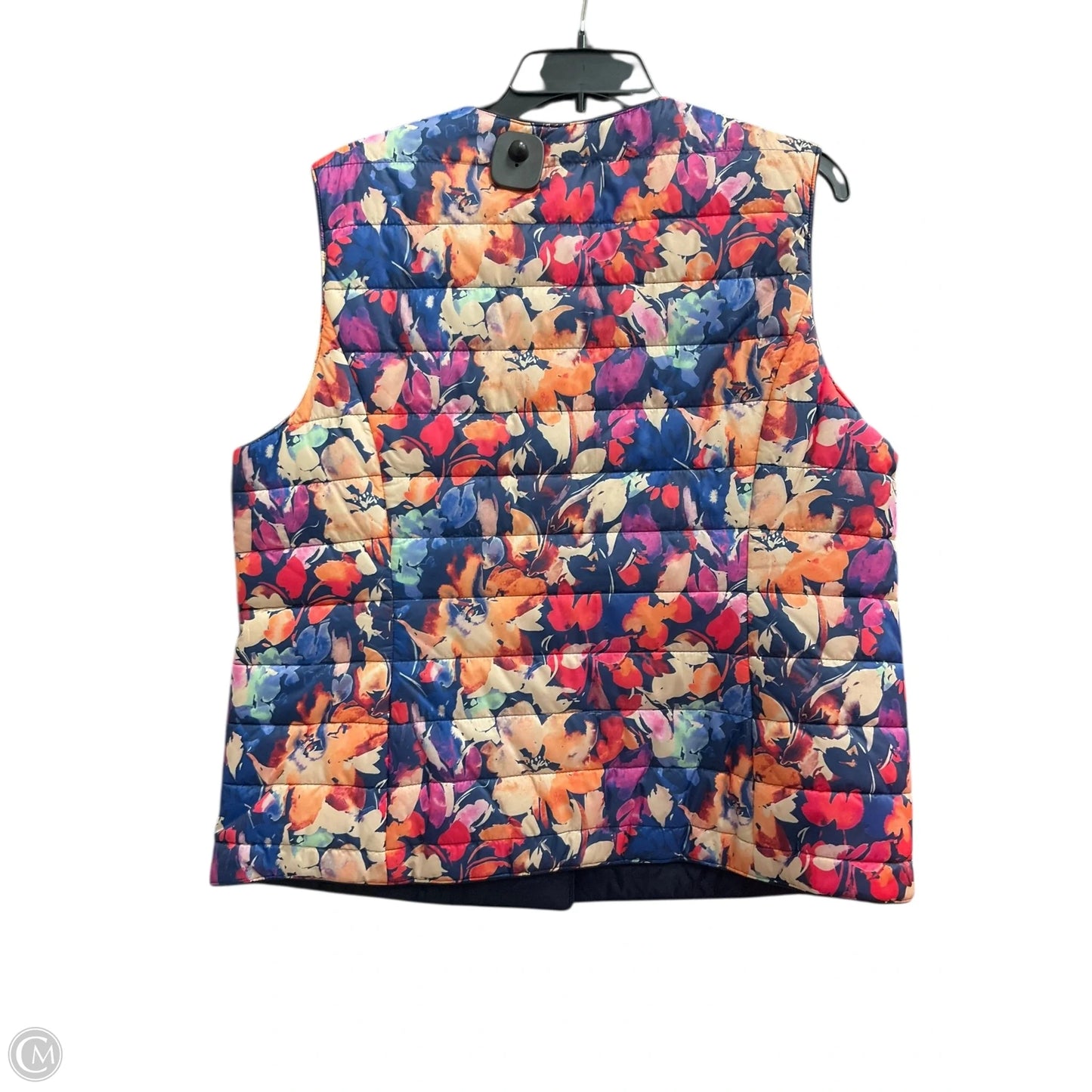 Vest Puffer & Quilted By Tommy Bahama In Floral Print, Size: L
