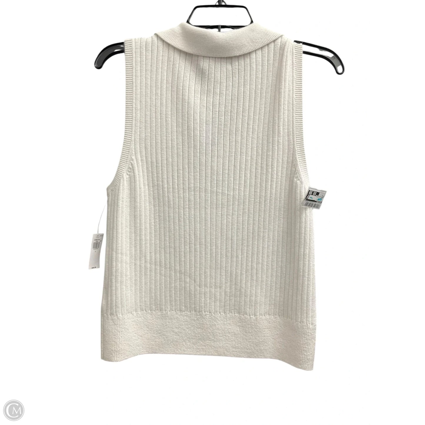 Top Sleeveless By Old Navy In White, Size: L