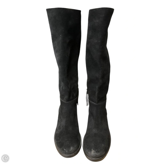 Boots Mid-calf Heels By Naughty Monkey In Black, Size: 6