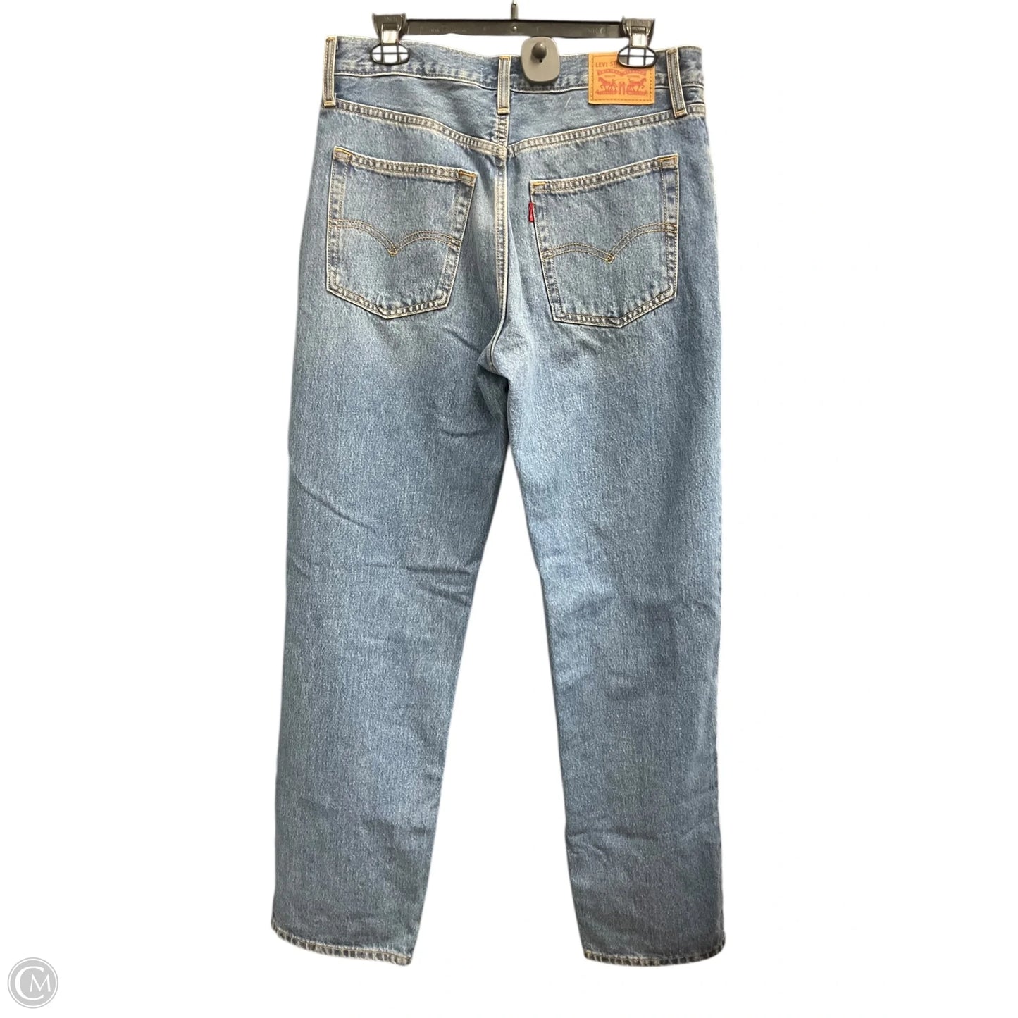 Jeans Wide Leg By Levis In Blue Denim, Size: 10