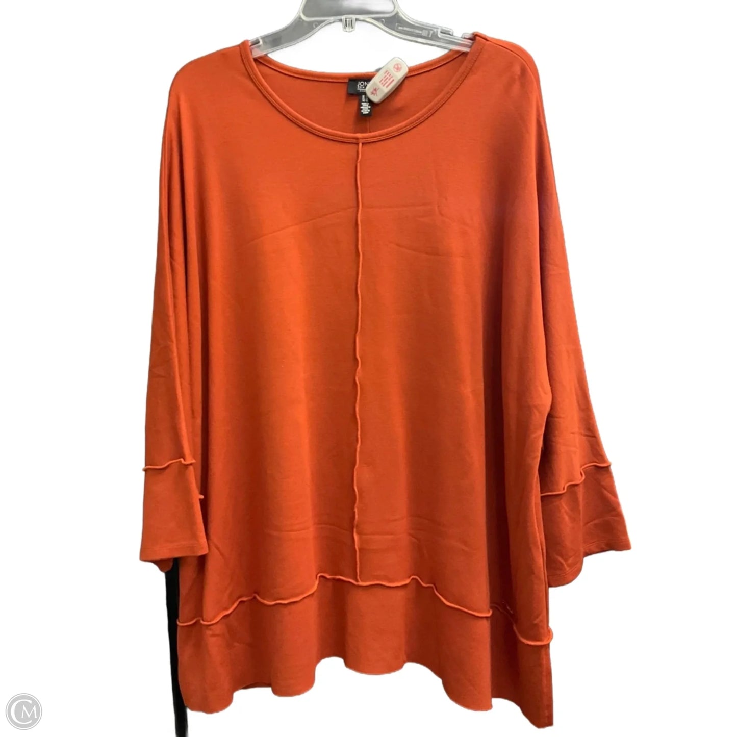Top Short Sleeve By Jones New York In Orange, Size: 3x