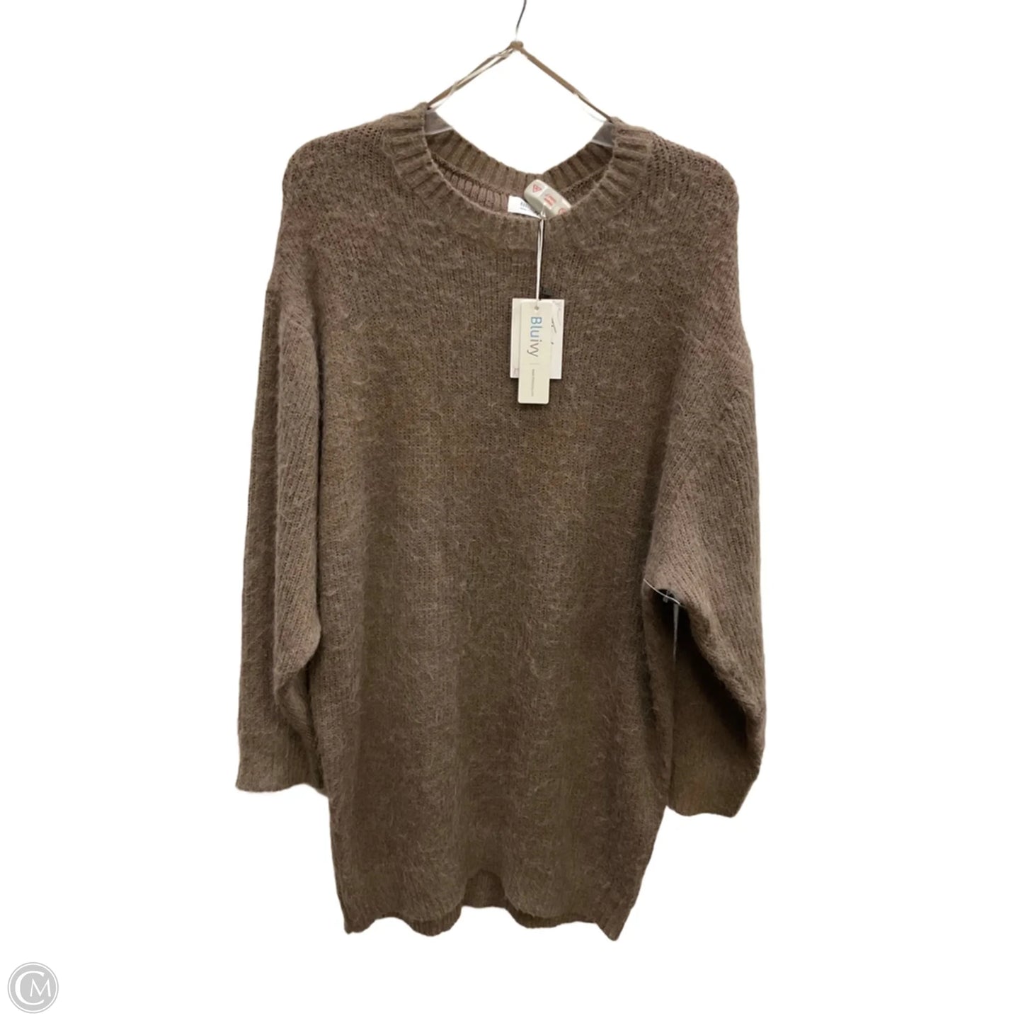 Tunic Long Sleeve By Bluivy In Brown, Size: S