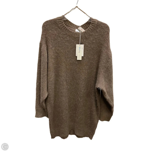Tunic Long Sleeve By Bluivy In Brown, Size: S