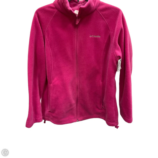 Jacket Fleece By Columbia In Pink, Size: Xl