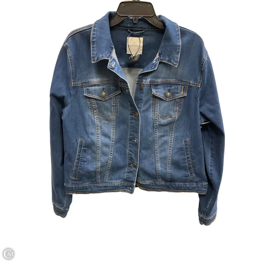 Jacket Denim By Vintage America In Blue Denim, Size: Xl