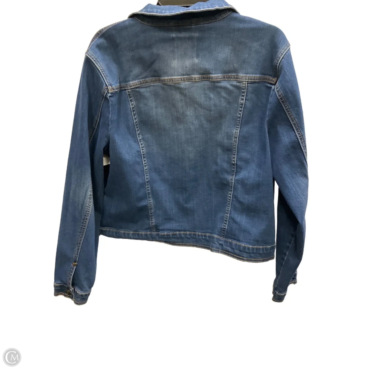 Jacket Denim By Vintage America In Blue Denim, Size: Xl