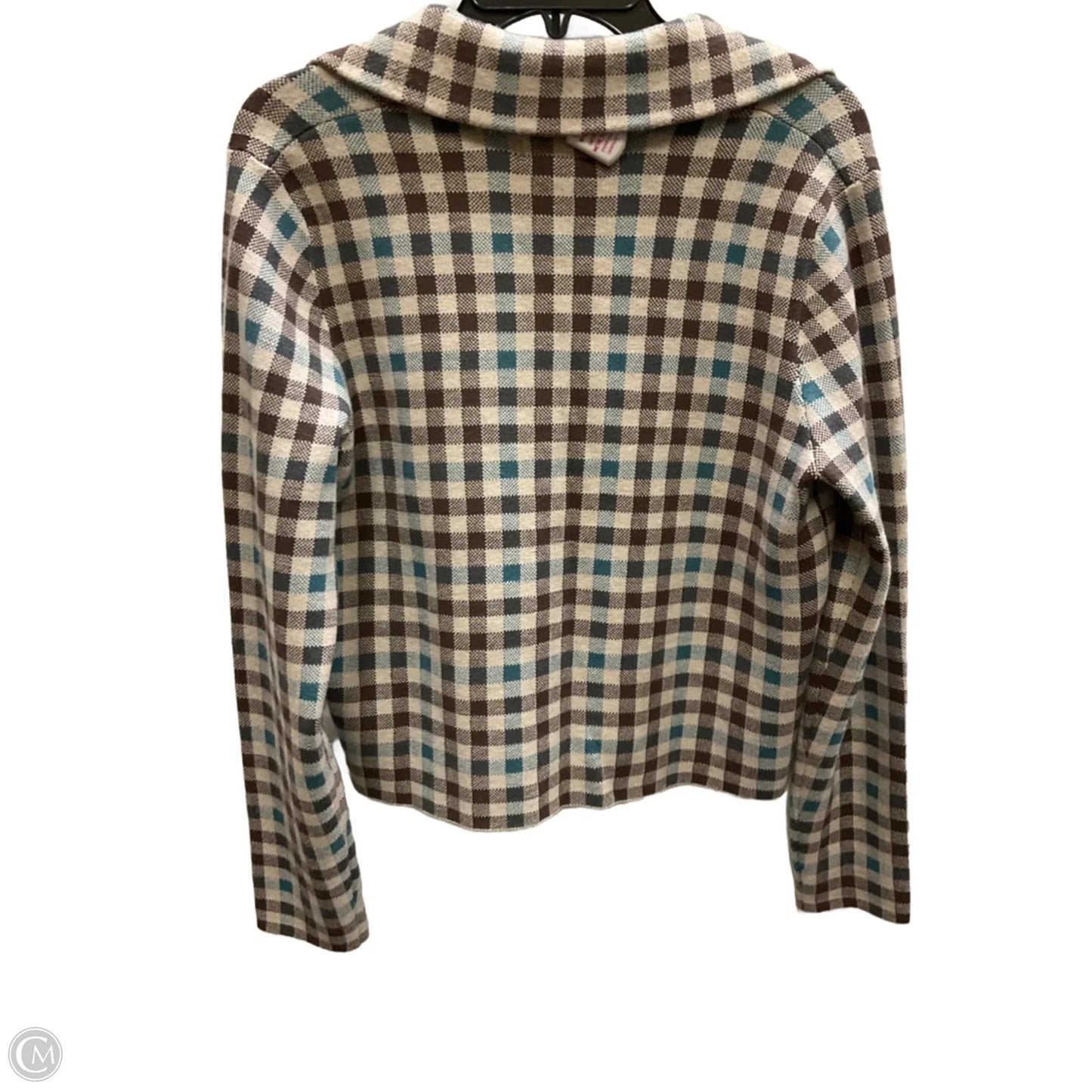 Blazer By Rachel Zoe In Plaid Pattern, Size: L