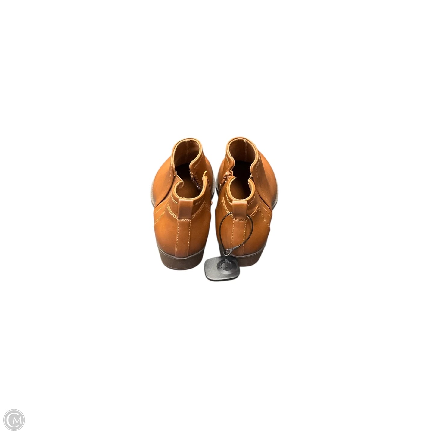 Boots Ankle Heels By Lane Bryant In Brown, Size: 9