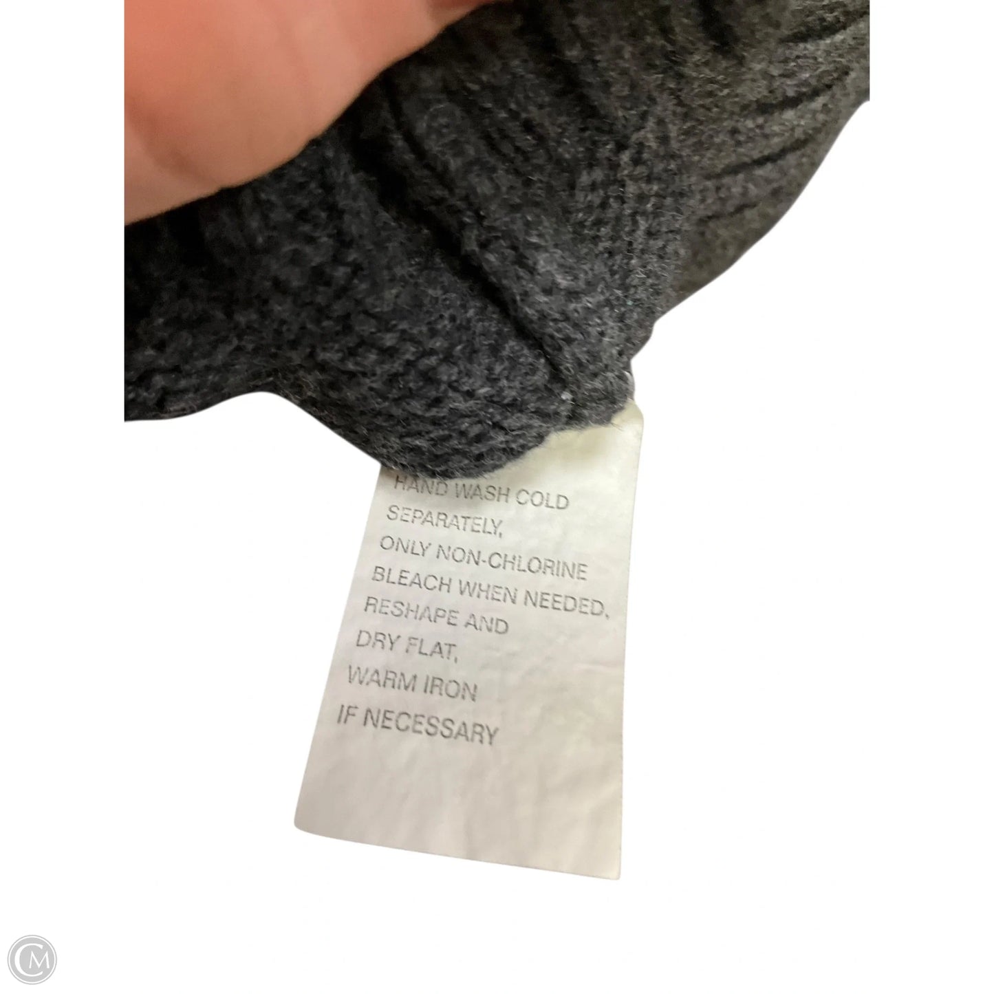 Sweater By Jeanne Pierre In Grey, Size: Xl