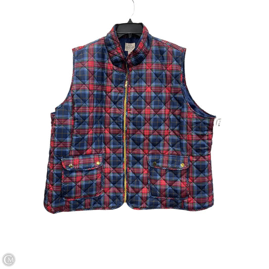 Vest Puffer & Quilted By St Johns Bay In Plaid Pattern, Size: 4x