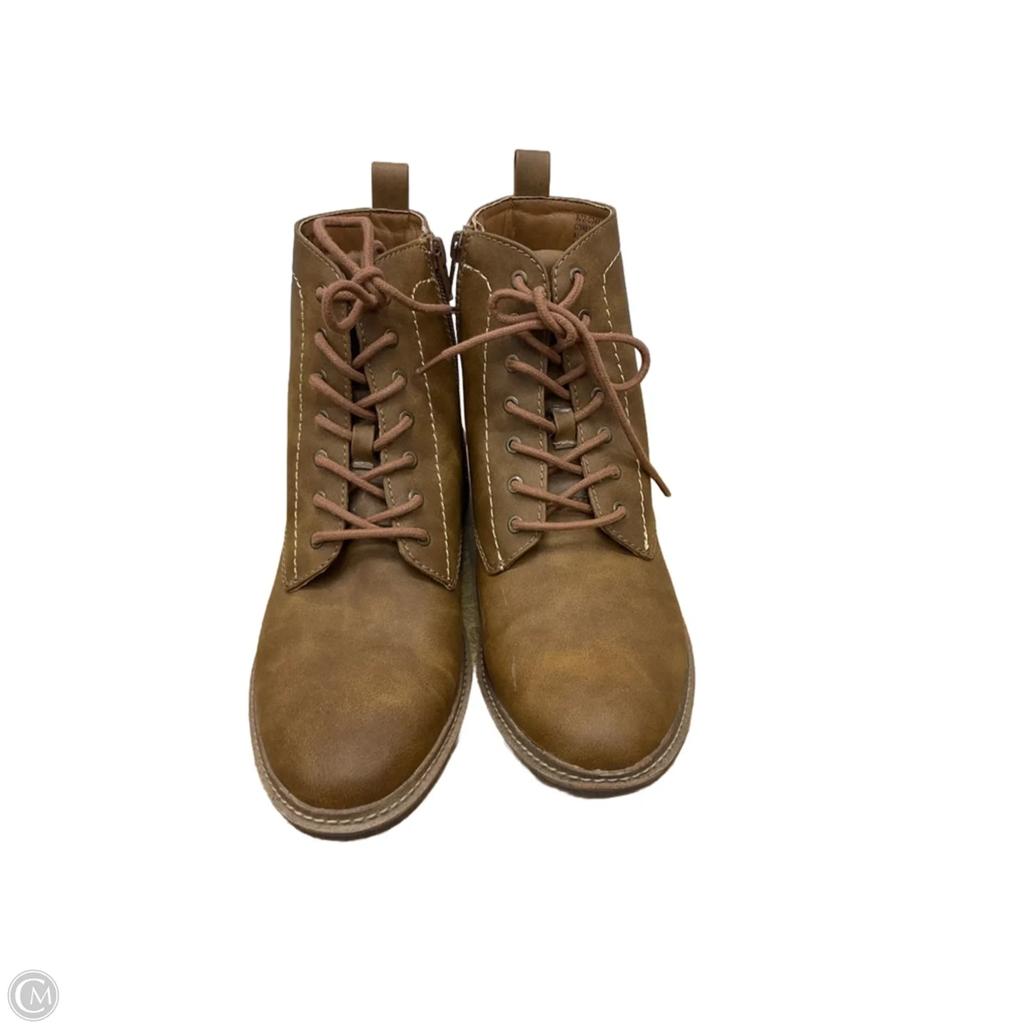 Boots Ankle Flats By Cliffs By White Mountain In Tan, Size: 8.5