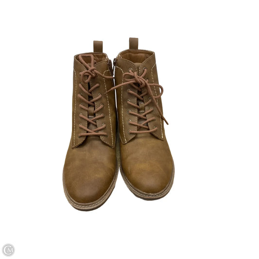 Boots Ankle Flats By Cliffs By White Mountain In Tan, Size: 8.5