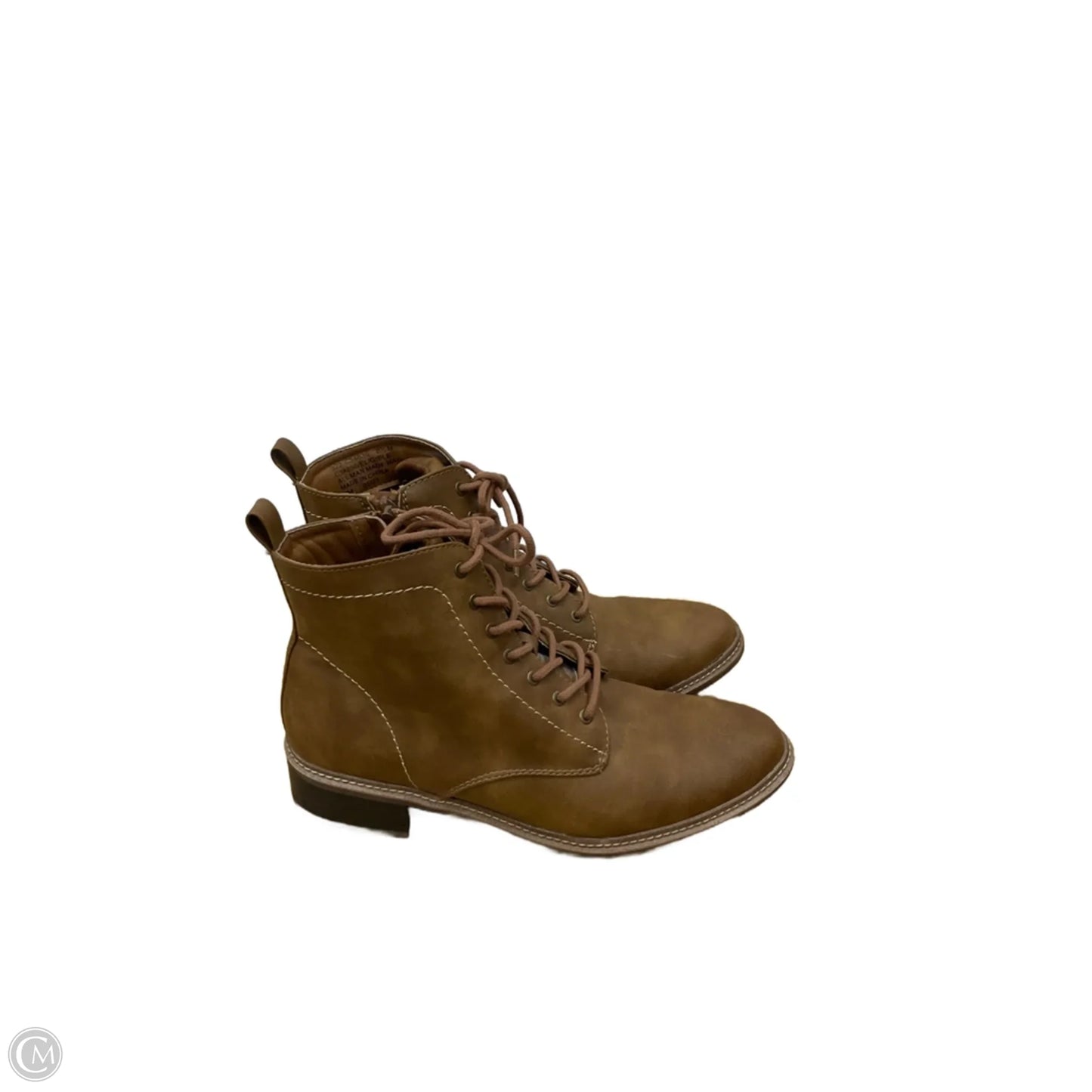 Boots Ankle Flats By Cliffs By White Mountain In Tan, Size: 8.5