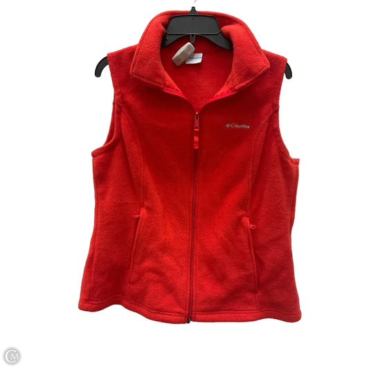 Vest Fleece By Columbia In Orange, Size: L