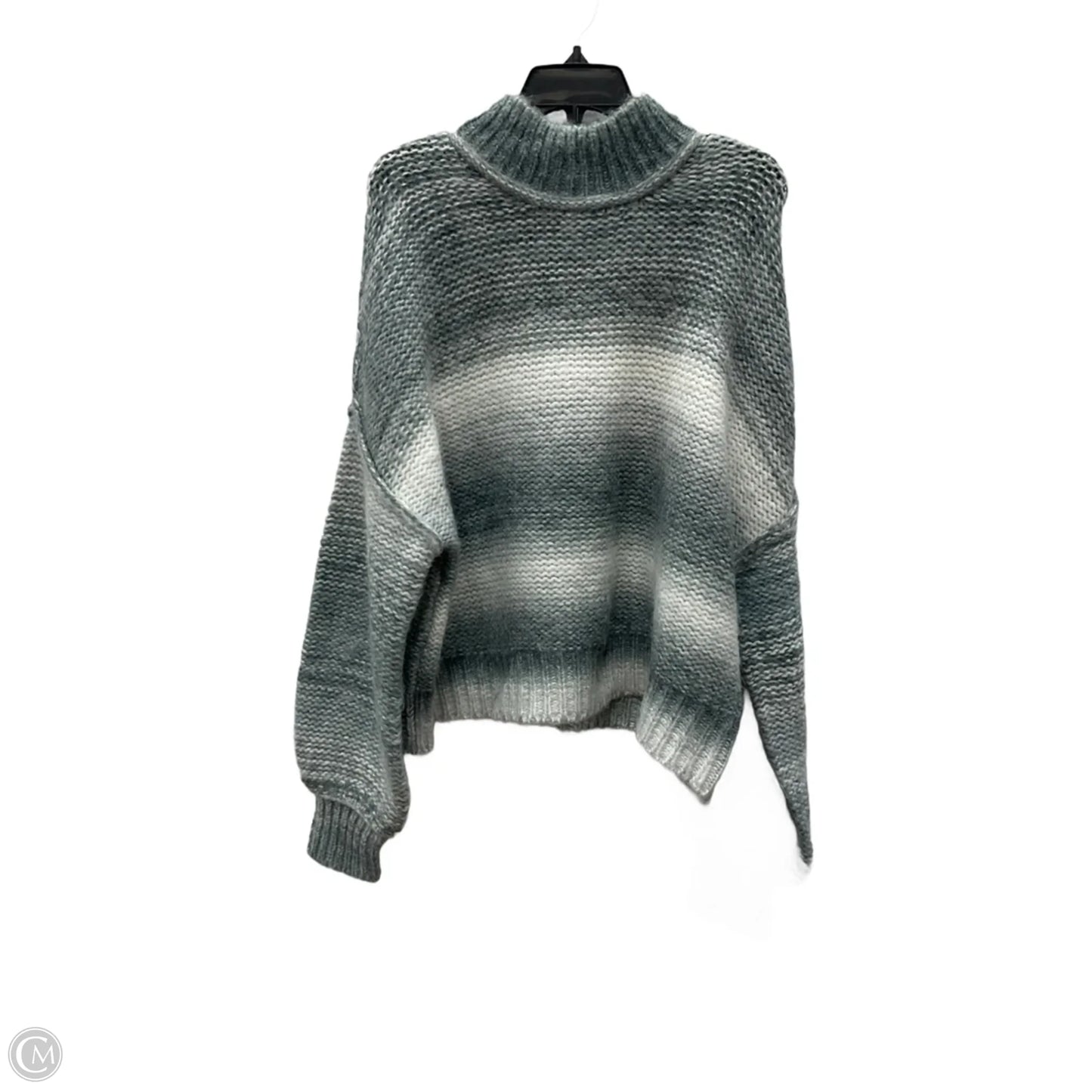 Sweater By Rachel Zoe In Grey & White, Size: Xl