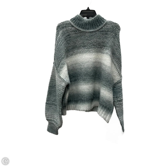 Sweater By Rachel Zoe In Grey & White, Size: Xl