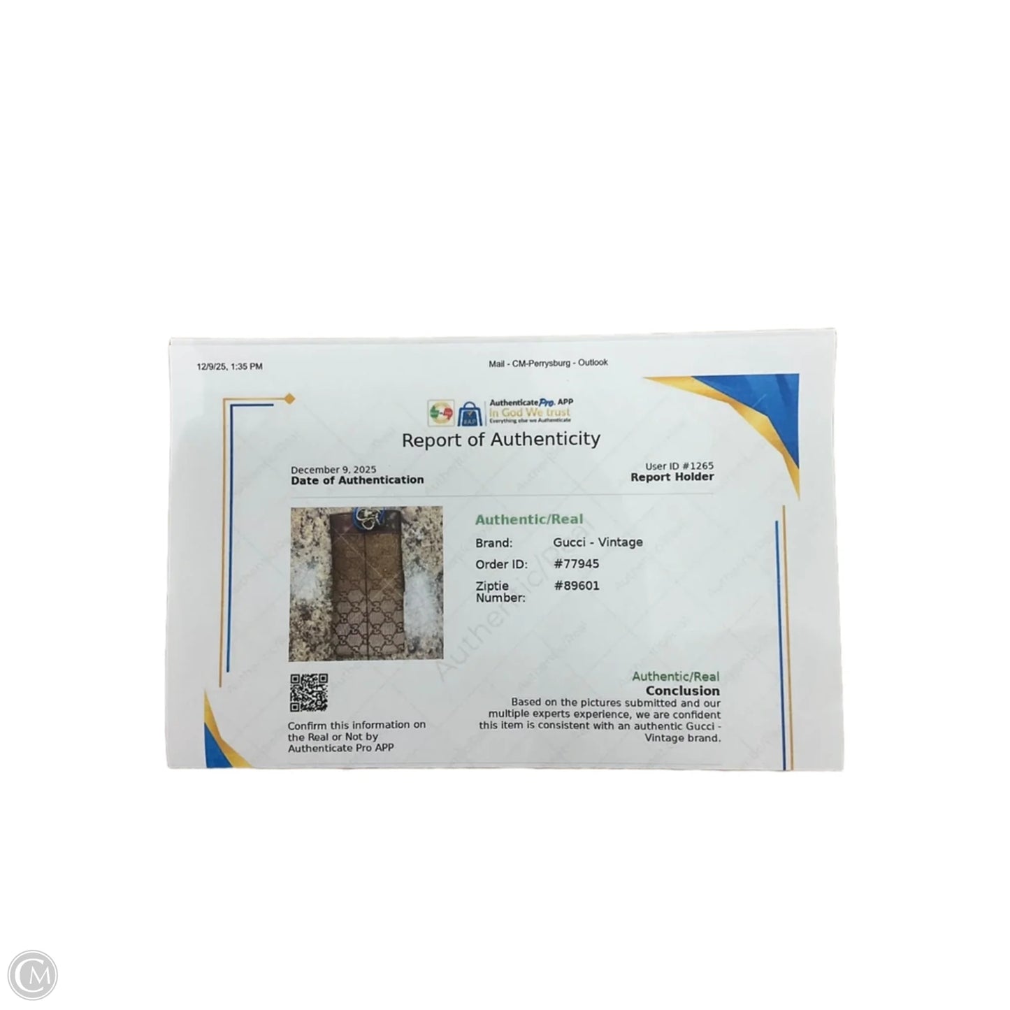 Wallet Luxury Designer By Gucci, Size: Medium