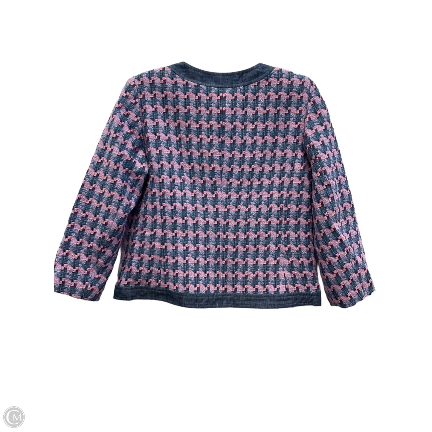 Blazer By Talbots In Blue & Pink, Size: 8p