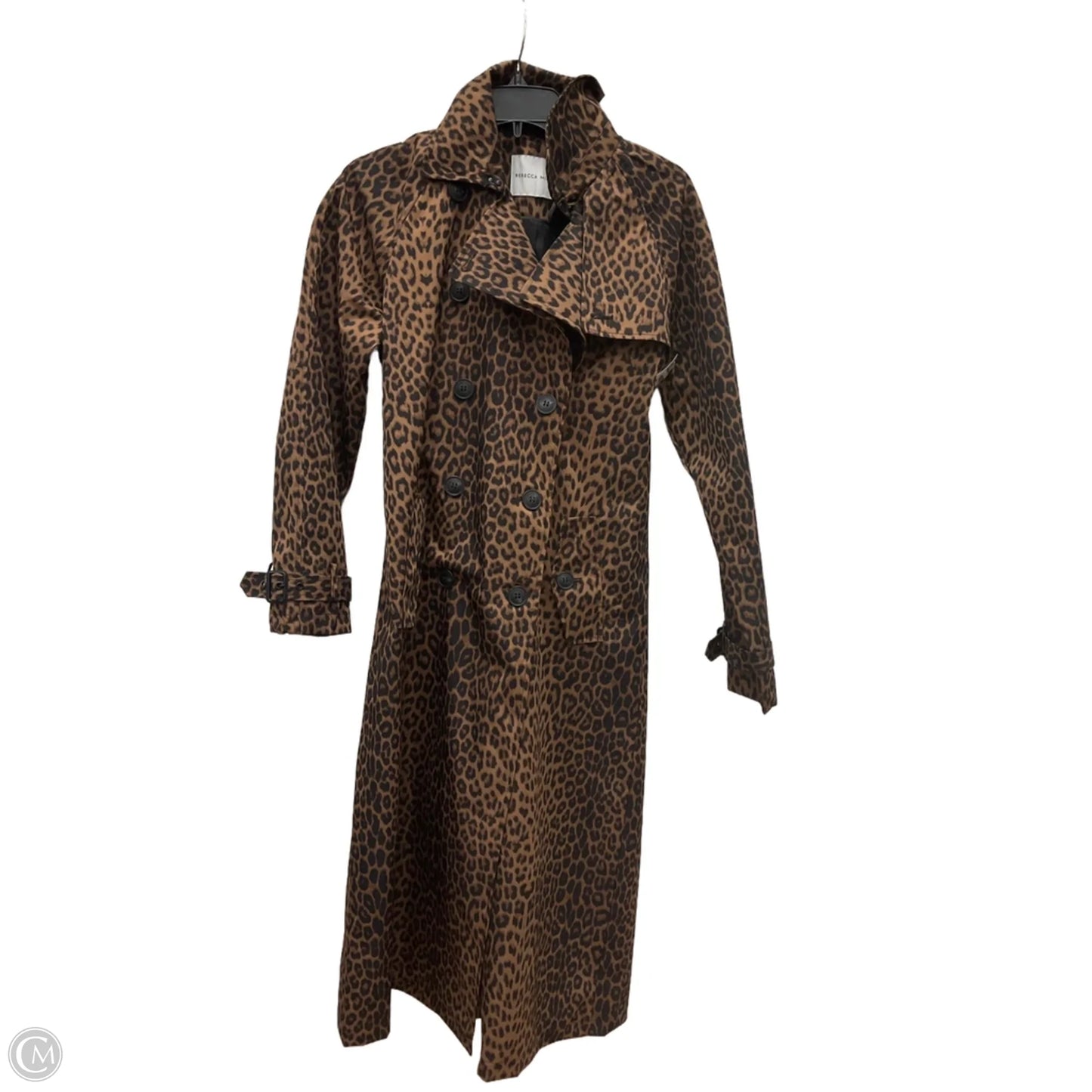 Jacket Designer By Rebecca Minkoff In Leopard Print, Size: S