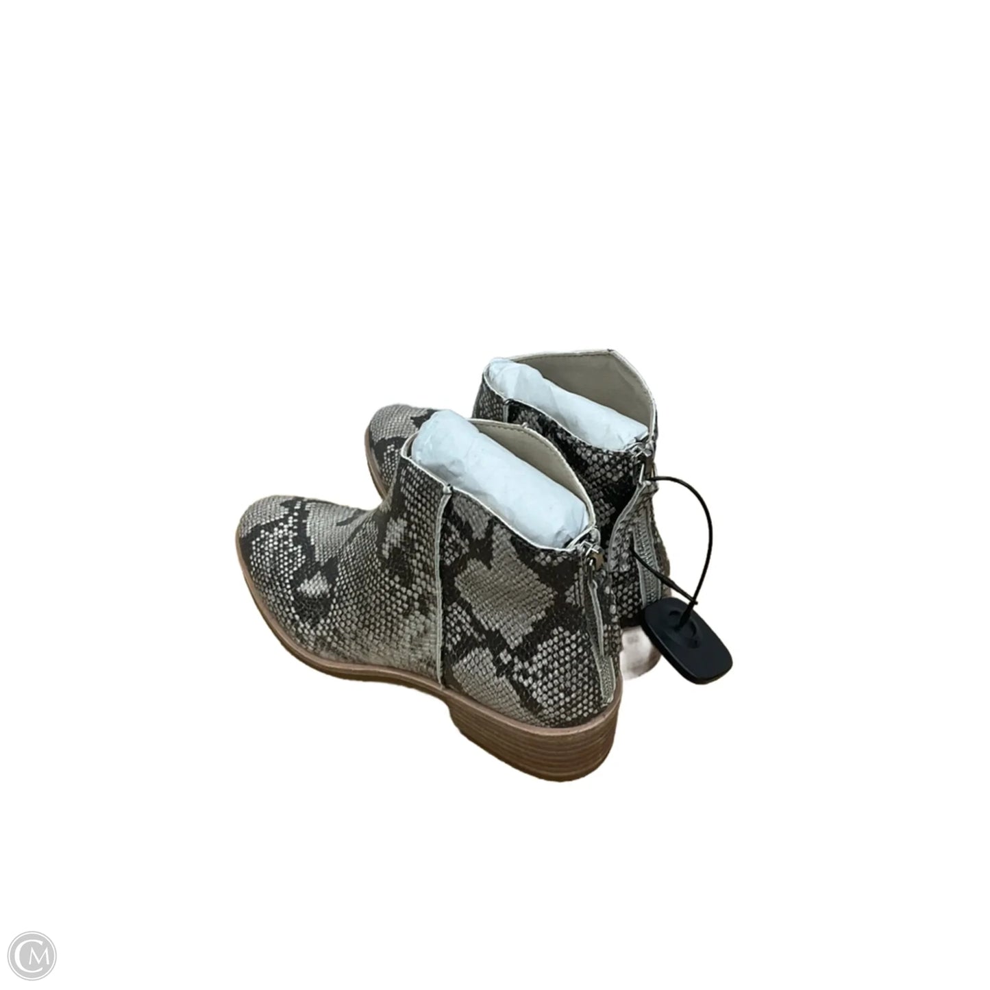 Boots Ankle Heels By Dolce Vita In Snakeskin Print, Size: 8.5