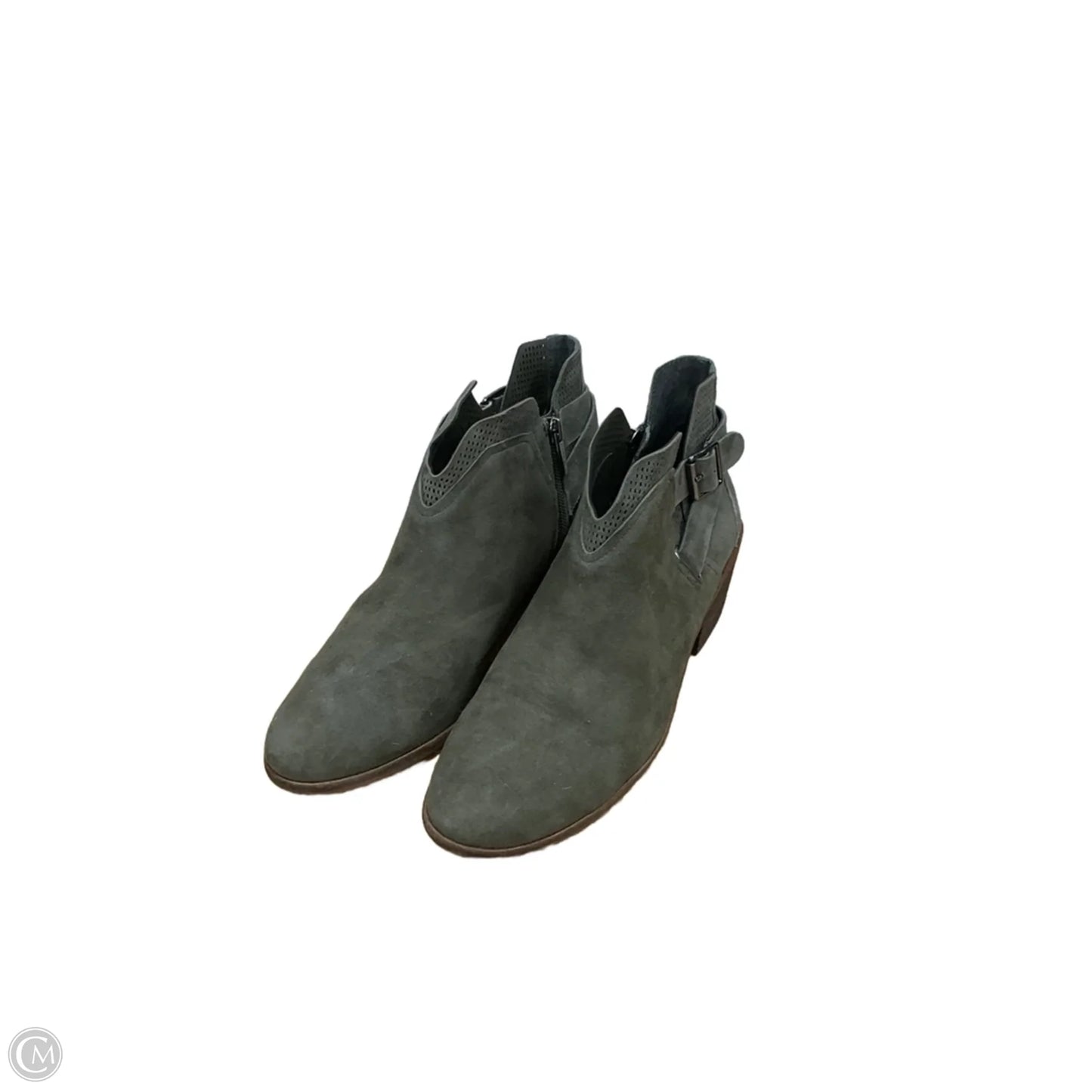 Boots Ankle Heels By Vince Camuto In Green, Size: 8.5