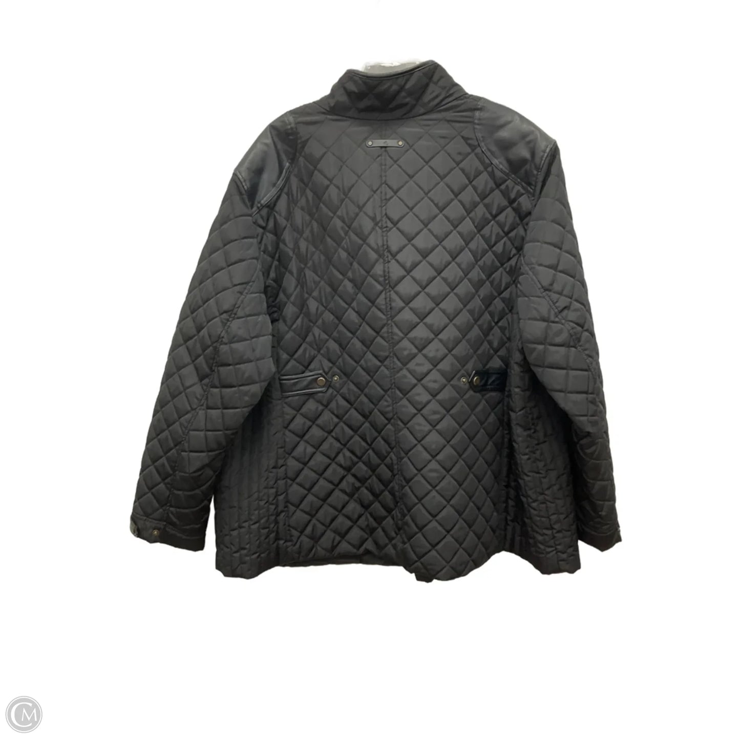 Jacket Puffer & Quilted By Lauren By Ralph Lauren In Black, Size: 3x