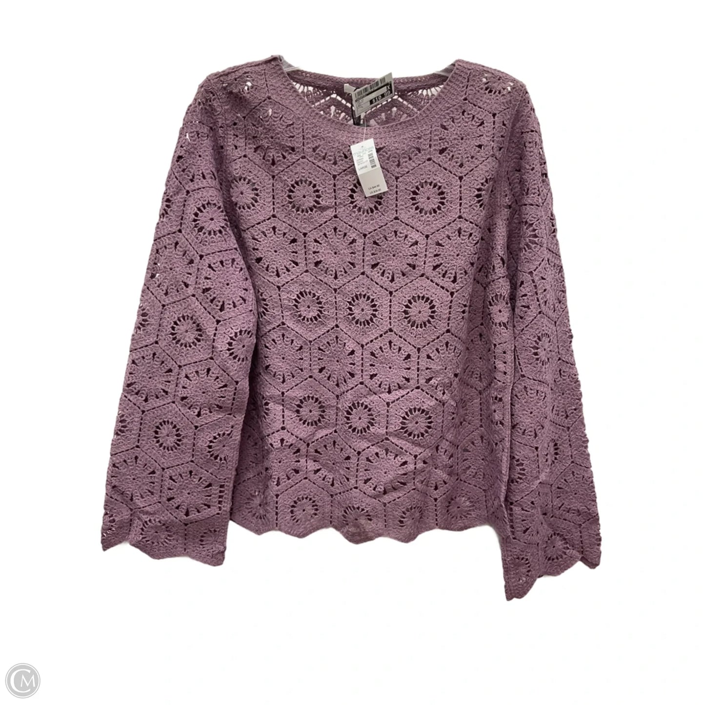 Top Long Sleeve By Maurices In Purple, Size: L