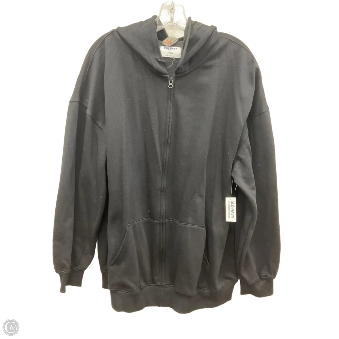 Sweatshirt Hoodie By Old Navy In Black, Size: L