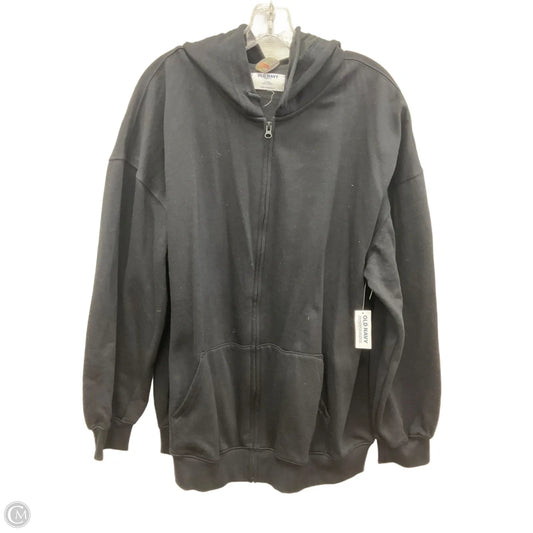 Sweatshirt Hoodie By Old Navy In Black, Size: L