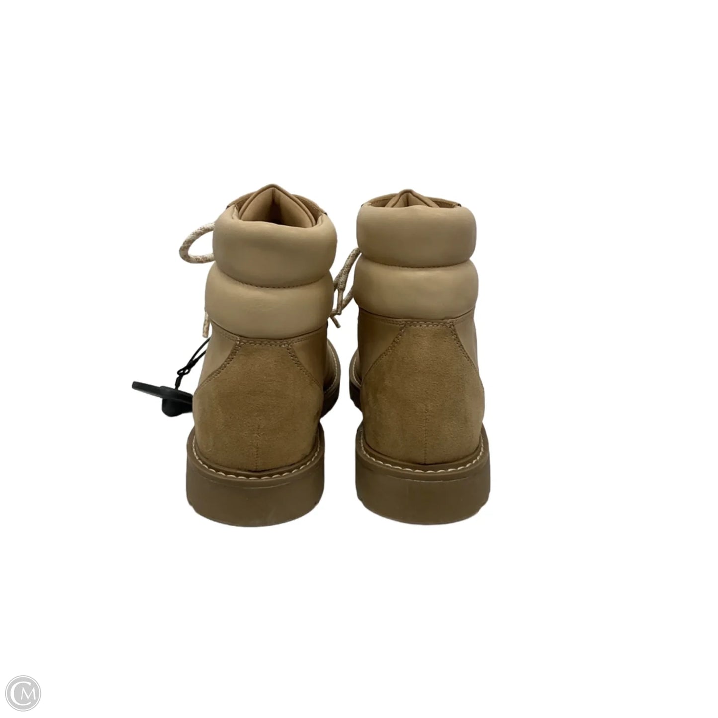 Boots Combat By Universal Thread In Beige, Size: 8.5