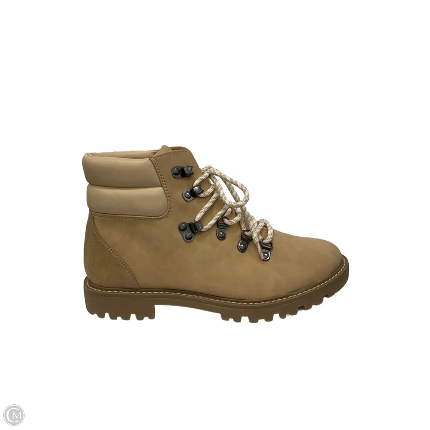 Boots Combat By Universal Thread In Beige, Size: 8.5